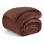 1+1 ΔΩΡΟ Κουβέρτα Flannel Sherpa 220X240 Καφέ KP103 | alpha-market.gr
