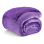 1+1 ΔΩΡΟ Κουβέρτα Υπέρδιπλη Flannel Sherpa Μώβ KP105 | alpha-market.gr